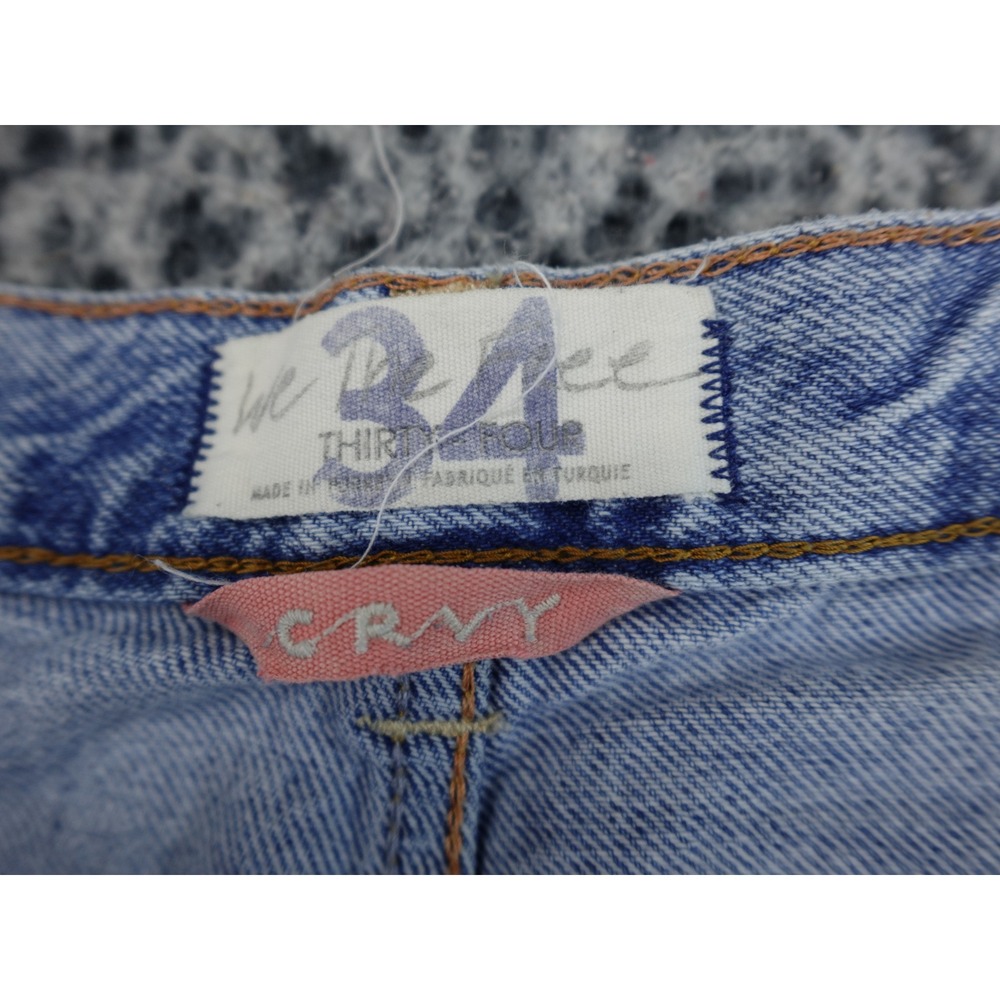 WE THE FREE‎ Curvy Jeans Womens 34 Light Wash Blue Denim Button Fly Casual - Picture 10 of 16